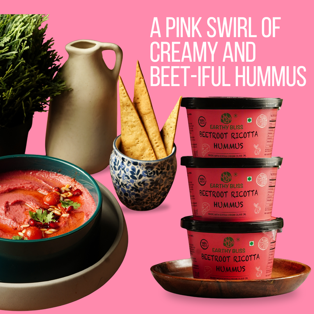 Beetroot Ricotta Hummus