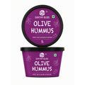 Earthy Bliss Olive Hummus – creamy Mediterranean hummus dip with olives
