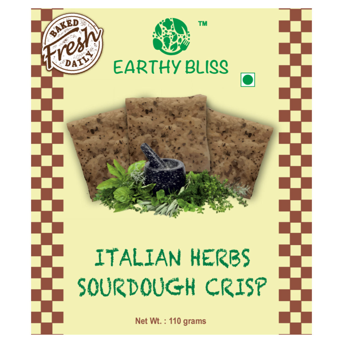 Italian Herb Sourdough Crisps