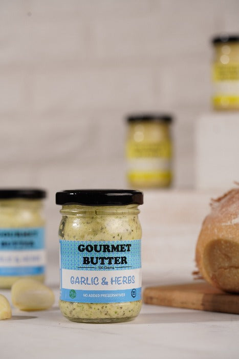 Garlic and Fresh Herbs Butter - Earthy Bliss